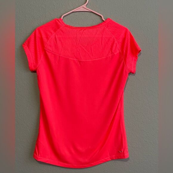 NWT Adidas ClimaLite Top neon coral size medium womens shirt - Picture 3 of 5